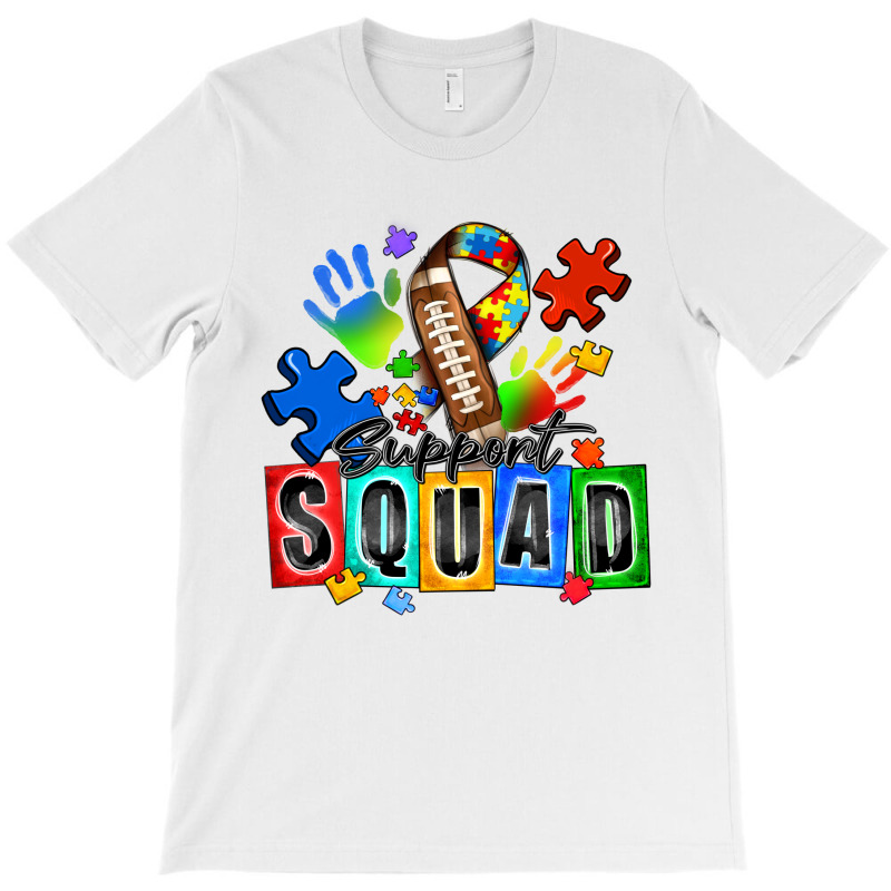 American Football Support Squad Autism T-shirt | Artistshot