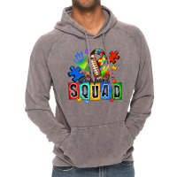 American Football Support Squad Autism Vintage Hoodie | Artistshot