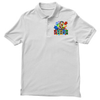 American Football Support Squad Autism Men's Polo Shirt | Artistshot