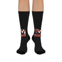 Tis' The Season Volleyball Crew Socks | Artistshot