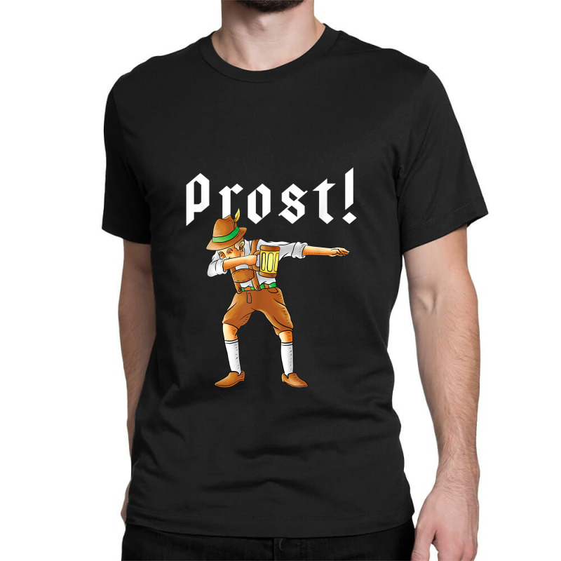 Oktoberfest Dabbing Lederhosen Beer Waiter Dab Classic T-shirt by Yuh2105 | Artistshot