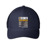 Locksmith Lockpicking Locksmith Hourly Rate Funny Long Sleeve T Shirt Mesh Cap | Artistshot