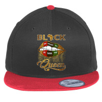 Womens Black Queen African Pan Flag Sexy Lips Drip Melanin Pride V Nec Flat Bill Snapback Cap | Artistshot