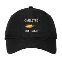 Omelette That Slide Funny Omelette Egg Adjustable Cap | Artistshot