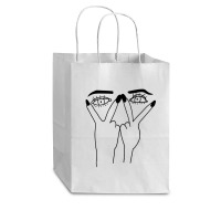 Eye Print Ripped Cub Paper Bag - 8 X 4 1/2 X 10 1/4 | Artistshot