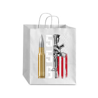 Ar-15 American Flag, Ar15 Rifle Sling Gift Gun Owner Back Debie Paper Bag - 10 X 5 X 13 | Artistshot