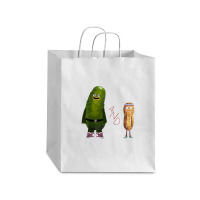 Pickle And Peanut Debie Paper Bag - 10 X 5 X 13 | Artistshot