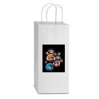 Scott Pilgrim Characters Graphic Double Wine Paper Bag - 6 1/2 X 3 1/2 X 12 3/8 | Artistshot