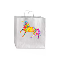 Tie Dye T  Shirt T I E D Y E U N I C O R N T  Shirt Jumbo Paper Bag - 18 X 7 X 18 3/4 | Artistshot