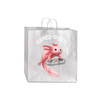 Save The Axolotls  For Animals Lovers Jumbo Paper Bag - 18 X 7 X 18 3/4 | Artistshot