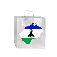 Lesotho Tshirt Jumbo Paper Bag - 18 X 7 X 18 3/4 | Artistshot