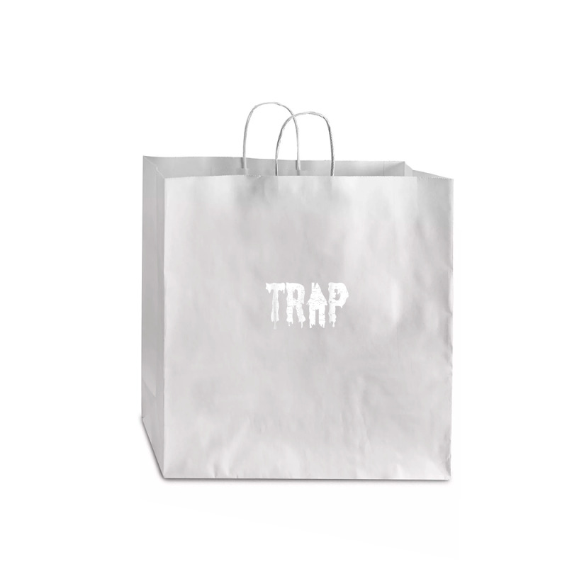 Trap House Edm Rave Techno Electronic Dance Music Apparel Jumbo Paper Bag - 18 X 7 X 18 3/4 | Artistshot