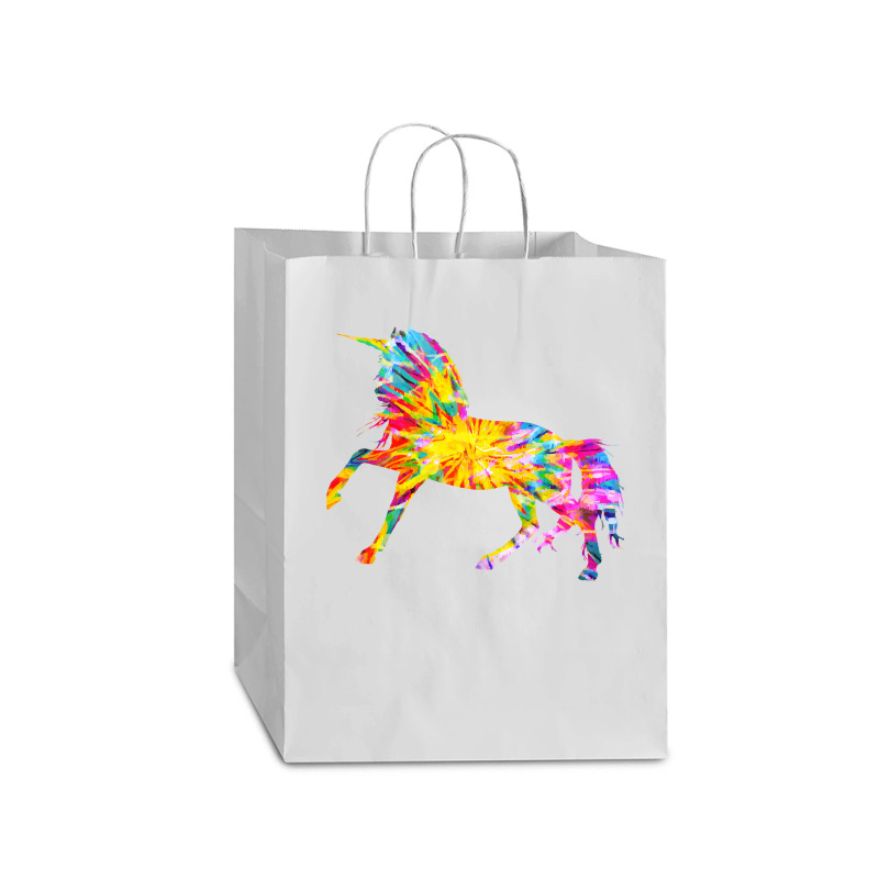 Tie Dye T  Shirt T I E D Y E U N I C O R N T  Shirt Mart Paper Bag -13 X 7 X 17 | Artistshot