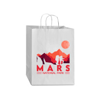 Red Mars Planet  Space National Park  Funny Mars Mart Paper Bag -13 X 7 X 17 | Artistshot