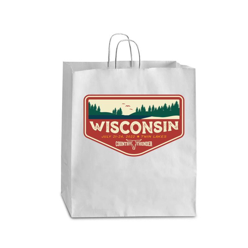 Country Thunder Wisconsin Twin Lakes 2022 Queen Paper Bag - 16 X 6 X 19 1/4 | Artistshot