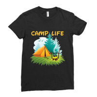 Camp Life Ladies Fitted T-shirt | Artistshot