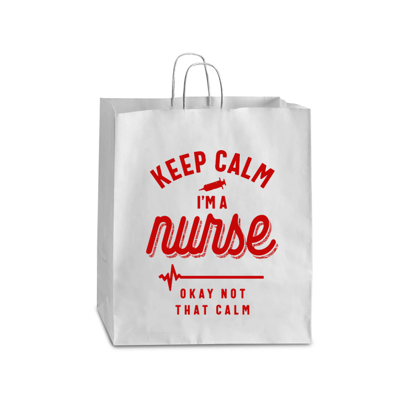 Keep Calm Im A Nurse Queen Paper Bag - 16 X 6 X 19 1/4 | Artistshot