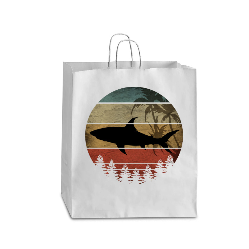 Shark T  Shirt V I N T A G E S H A R K T  Shirt Queen Paper Bag - 16 X 6 X 19 1/4 | Artistshot