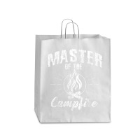 Master Of The Campfire, Camping Scout Gift Queen Paper Bag - 16 X 6 X 19 1/4 | Artistshot