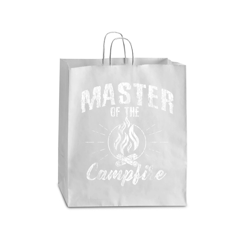 Master Of The Campfire, Camping Scout Gift Queen Paper Bag - 16 X 6 X 19 1/4 | Artistshot