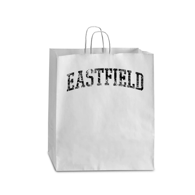 Eastfield Athletic Arch College University Alumni T Shirt Queen Paper Bag - 16 X 6 X 19 1/4 | Artistshot