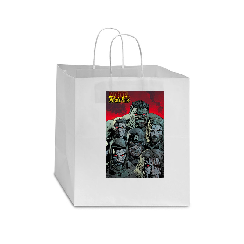 Zombies Zombie Group Shot Star Paper Bag - 13 X 7 X 13 | Artistshot