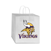 Stadium Vikings Fun Star Paper Bag - 13 X 7 X 13 | Artistshot