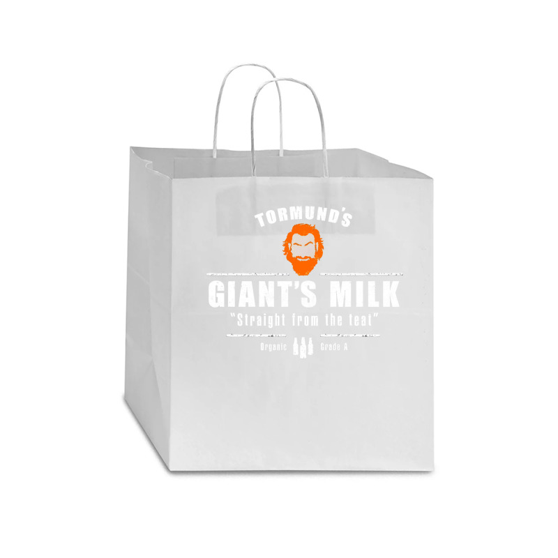 Tormund_s Milk Star Paper Bag - 13 X 7 X 13 | Artistshot