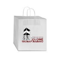 Close Gitmo Star Paper Bag - 13 X 7 X 13 | Artistshot