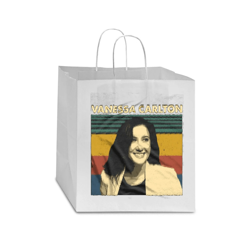 Vanessa Carlton, Vanessa Carlton Vintage, Vanessa, Carlton, Vanessa Ca Star Paper Bag - 13 X 7 X 13 | Artistshot