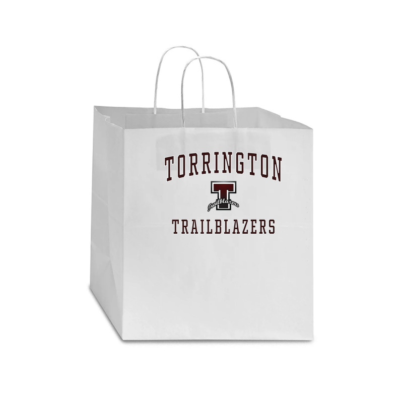 Torrington High School Trailblazers C1 Star Paper Bag - 13 X 7 X 13 | Artistshot