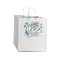 Peter Pan Distressed Mermaid Lagoon Take Out Paper Bag - 14 X 10 X 15 1/2 | Artistshot