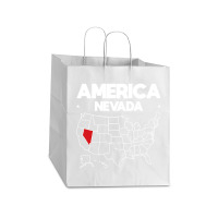 Usa Nevada, Usa Nevada Vintage, Usa Nevada Art, Usa Nevada Painting, U Take Out Paper Bag - 14 X 10 X 15 1/2 | Artistshot