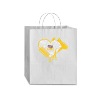 Lsu Tigers Hairstyle - Beautician Football Team Traveler Paper Bag -13 X 6 X 15 3/4 | Artistshot