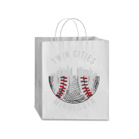 Cool Twin Cities Minnesota Mn Baseball Skyline St. Paulmpls Traveler Paper Bag -13 X 6 X 15 3/4 | Artistshot