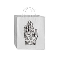 Chart Of The Hand, Palmistry, Chart, The Hand, Chart Of The Hand Vinta Traveler Paper Bag -13 X 6 X 15 3/4 | Artistshot