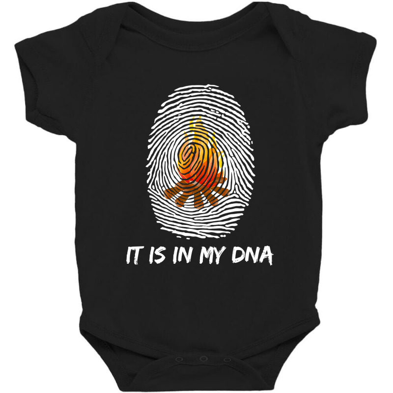 Camping Dna Baby Bodysuit by hoainv | Artistshot