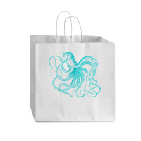 Octopus Cool Vintage Marine Biologist Ocean Sea Life 2 Vogue Paper Bag - 16 X 6 X 12 | Artistshot