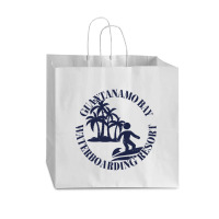 Waterboardingresort In Guantanamo Bay Tailliertes Vogue Paper Bag - 16 X 6 X 12 | Artistshot