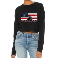 Panama Operation Veteran American Flag Cropped Sweater | Artistshot