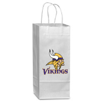 Stadium Vikings Fun Wine Paper Bag - 5 1/2 X 3 1/4 X 13 | Artistshot