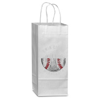 Cool Twin Cities Minnesota Mn Baseball Skyline St. Paulmpls Wine Paper Bag - 5 1/2 X 3 1/4 X 13 | Artistshot