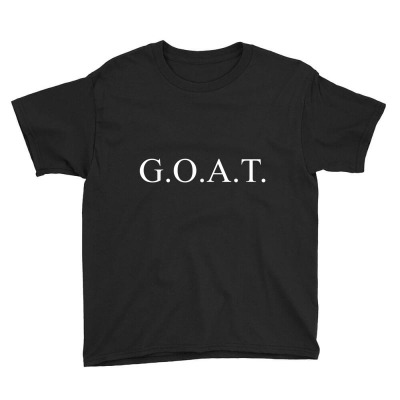 Goat Tshirt For The Greatest Of All Time. Goat Youth Tee Designed By Vivu991