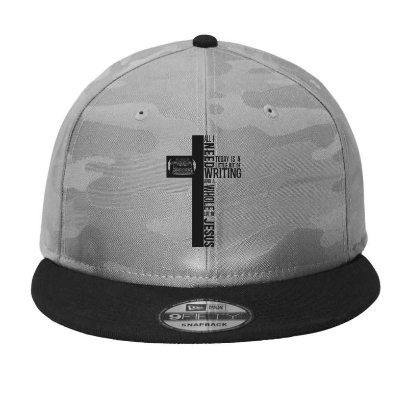 Christian Writing Faith Cross Jesus Novel Writer Published Author 164  Camo Snapback by golferu | Artistshot