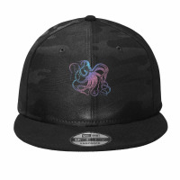 Octopus Shirt Cool Vintage Marine Biologist Ocean Sea Life 1 T Shirt Camo Snapback | Artistshot