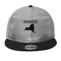 New York Divemaster Scuba Diving Instructor Dive Flag Style T Shirt Camo Snapback | Artistshot