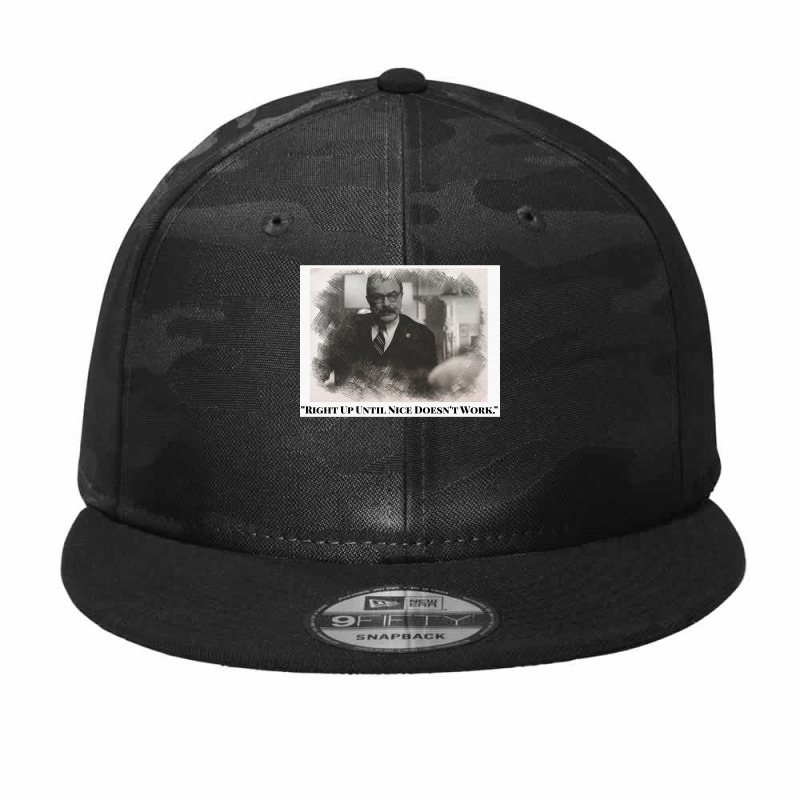 Art Character Reagan Call Me Camo Snapback | Artistshot