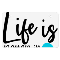 Life Is Better In Flip Flops Atv License Plate | Artistshot