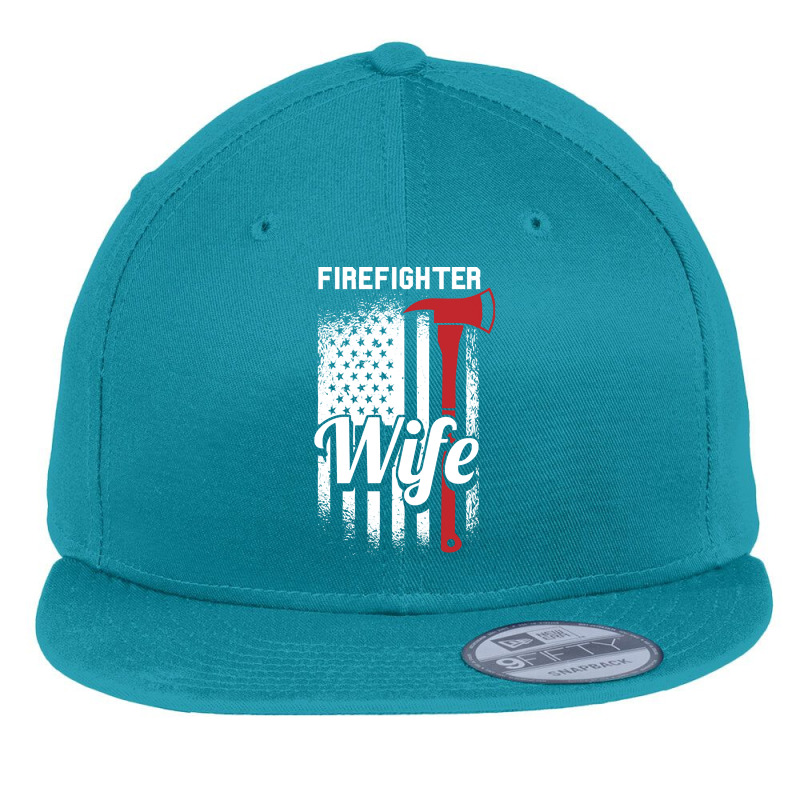 Firefighter T  Shirt Fireman Department Thin Red Line   Firefighter Wi Flat Bill Snapback Cap | Artistshot