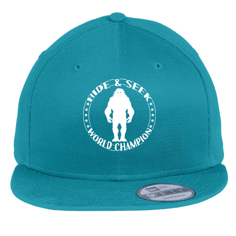 Hide And Seek Champion T  Shirt Hide And Seek Champion Bigfoot T  Shir Flat Bill Snapback Cap by trompeloise212 | Artistshot